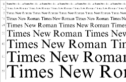 Times New Roman – самый популярный шрифт